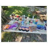 Spray paint  glue  Velcro   plumbing glue & more.
