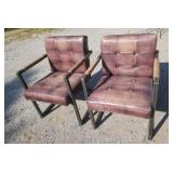 Restoration Hardware  Milano Tufted leather arm