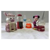 Vintage Bubble Gum Machines, Minnie Mouse, Rabbit