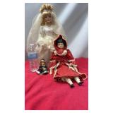 18" VTG China/Porcelain Head Arm Feet Doll No 5