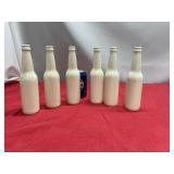 Milk Glass Soda Bottles