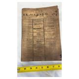 1865 The New York Herald President Lincoln shot