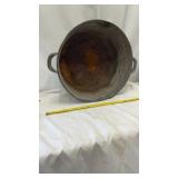 Vintage 24 inch Round Galvanized Steel Wash Tub