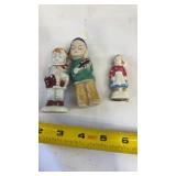 Vtg Porcelain Figurines Made in Japan