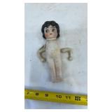 Vtg Bisque Jointed Doll