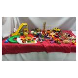 Vintage Sesame Street Roller Ride Toy Set, and