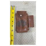 Vtg Leather Harley Davidson Cigarette and Lighter