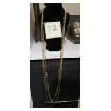 BEAUTIFUL 52" THREE DIFFERENT CHAINS