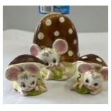 Vintage 60s 70s Enesco Missy Mouse Ceramic Napkin