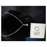 AQUAMARINE SHIMMERING CENTER STONE