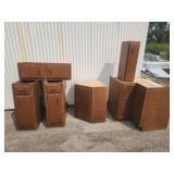 Kitchen cabinets all matching