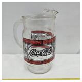 Coca-Cola glass pitcher