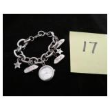 MAURICES SILVER TONE CHARM BRACELET