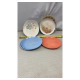 Vtg Royalon Melmac VIOLET CORSAGE Floral Dinner