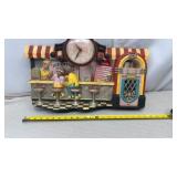 COCA COLA  Ice Cream Parlor Diner Wall Clock &