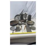 Vintage Brass Bottom Pan with Steel Handle, 6in