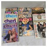 Hustler,Penthouse, Cheri and more