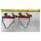 Vintage 1960s  Mechanical  Tin Toy Rooster Manual