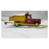Vintage Tonka Dump Truck Jeep Metal Red Yellow