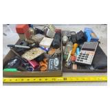 Junk Drawer Contents including Scissors, Tape,