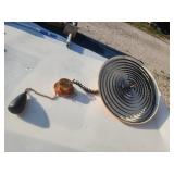 Mid-century modern counterweight pendant hanging