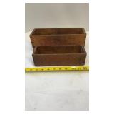 2-Vintage Wooden Cheese Boxes