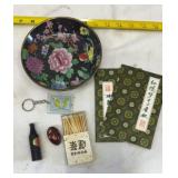 Chinese 6" Hand Painted Flowers Porcelain Bowl