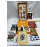 Chinese Opera Mini Masks Framed Types of Facial