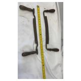 2-Antique Drawknives Hand Peeling Wood Plane Tool