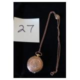 VINTAGE GOLD TONEN EMBOSSED SOLID