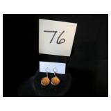 AMBER EARRINGS WT 0.3