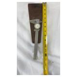 Helios Stainless Steel Caliper with Leather