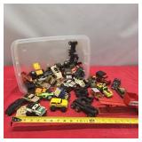 Battery operated toy cars with tote