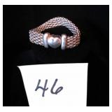 MESH HEART SHAPED CLASP W/MAGNETIC