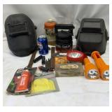 Welding Helmets, Flashlights, Putty, Drill Bits