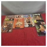 Playboy magazines, penthouse, celebrity skin and