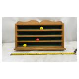 40 Golf Ball Display Case Cabinet Rack Wall