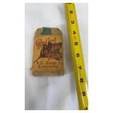 Vtg Red Leaf Smoking Tobacco Sack Smoke Cigarette