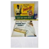 Vintage 1989 BABE RUTH Says Chew PINCH HIT