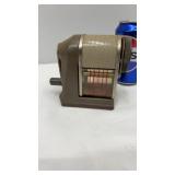 1960s Vintage Premier Portable Pencil Sharpener