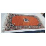 Vintage  Moroccan hand knotted rug 61"X33" 1/2"