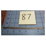 RARE ANTIQUE BRAIDED HERRINGBONE