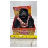 VTG Singing Gorilla Monkey Toy Sings Macarena Red