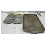 2-Vintage Wearever Cast Aluminum Corn Bread Pan