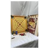 Vtg Carroms Gameboard, and more