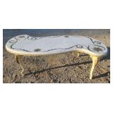 Mid-century modern s-shaped French provincial