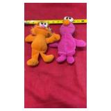 sesame street the muppets plush lot of 2 tyco