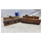 2-Vintage / Antique Primitive Woodworking Block
