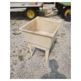 Used plastic laundry sink