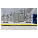 Kerr Mason Mug, Glass Top Mason Jars with Glass